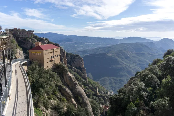 Abadía del ferrocarril de Montserrat — Foto de Stock
