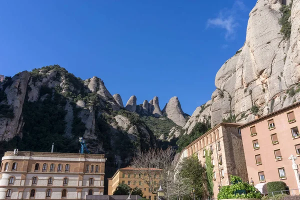 Abadía de Montserrat — Foto de Stock