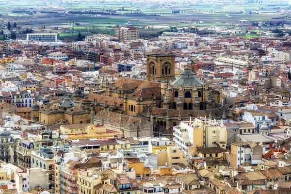 Vista da Catedral de Granada — Fotografia de Stock