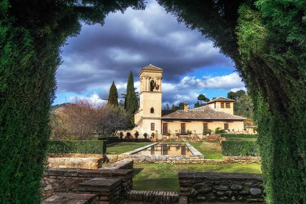 Andaluského domu v alhambra — Stock fotografie