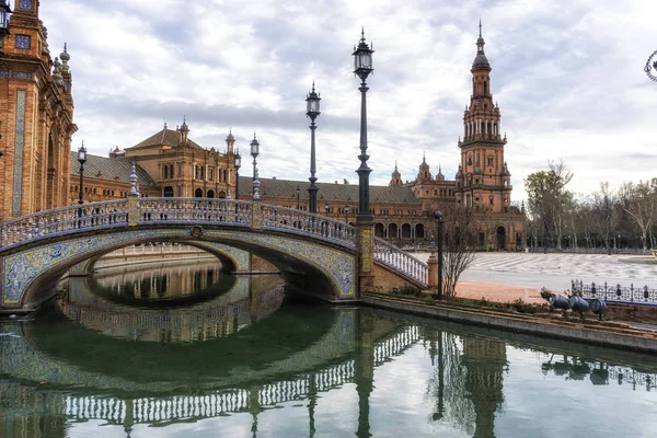 Sevilla španělské Plaza — Stock fotografie