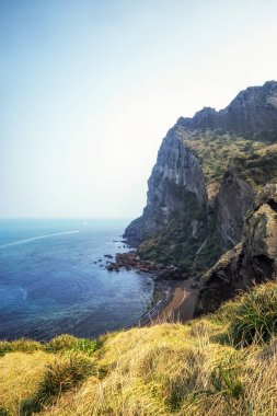 seongsan ilchulbong gündoğumu tepe park sahne