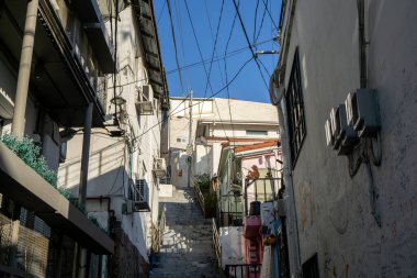 İhwa Duvar Köyü dar sokaklar