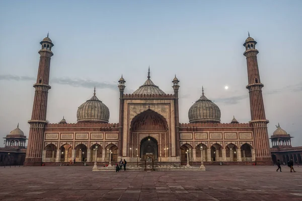 Jama masjid nascer do sol — Fotografia de Stock