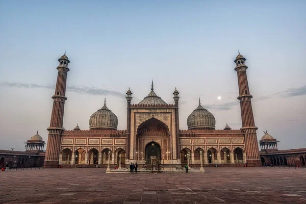 Jama masjid zonsopgang — Stockfoto