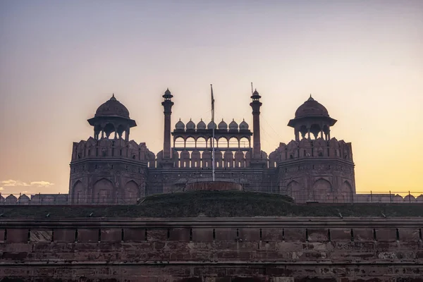 Лахори ворота красный форт Нью-Дели — стоковое фото