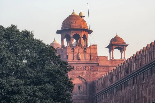 Lahori kapu piros erőd Új-Delhi — Stock Fotó