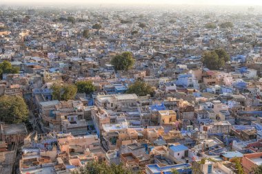 Jodhpur şehir görünümü üstten