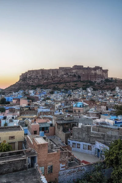 Mehrangarh fort solnedgång — Stockfoto