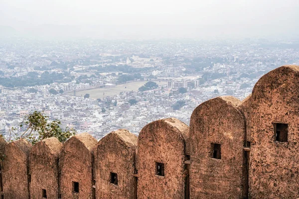 Jaipur şehri Nahargarh Fort View — Stok fotoğraf