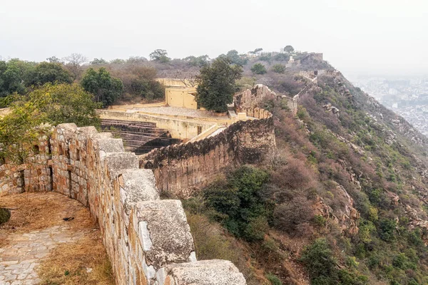 Festung Nahargarh in der Stadt Jaipur — Stockfoto