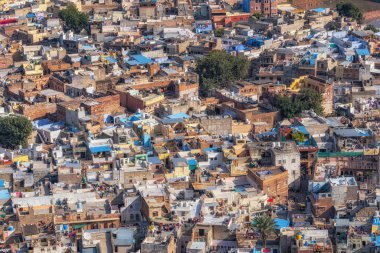 Jodhpur şehir görünümü üstten