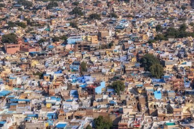 Jodhpur şehir görünümü üstten