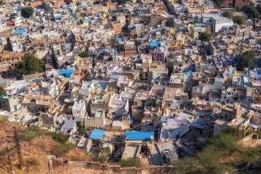 Jodhpur şehir görünümü üstten