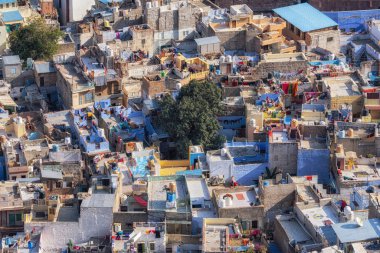 Jodhpur şehir görünümü üstten