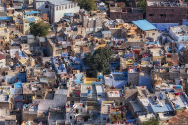 Jodhpur şehir görünümü üstten