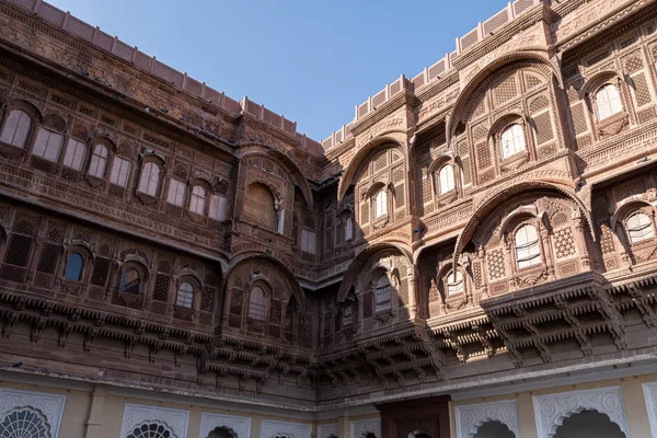 Mehrangarh forte vários palácios — Fotografia de Stock