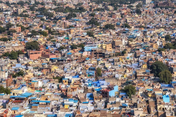 Widok na miasto Jodhpur od góry — Zdjęcie stockowe