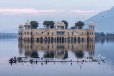 Jal Mahal Su Sarayı Gündoğumu