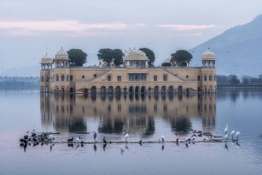 Jal Mahal Su Sarayı Gündoğumu