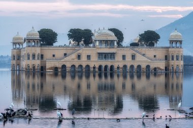 Jal Mahal Su Sarayı Gündoğumu