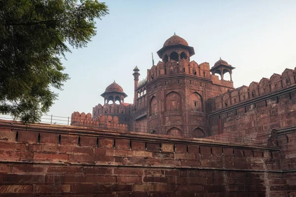 Lahori portão vermelho forte novo delhi — Fotografia de Stock