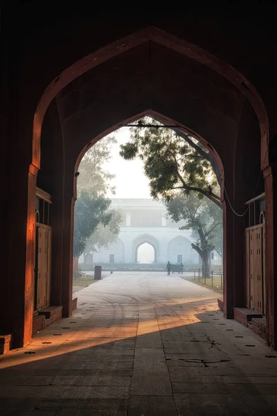 Chhatta chowk Markt rote Festung — Stockfoto