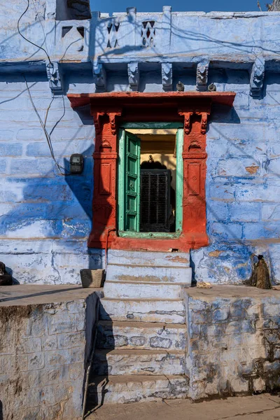 Jodhpur blå hus — Stockfoto