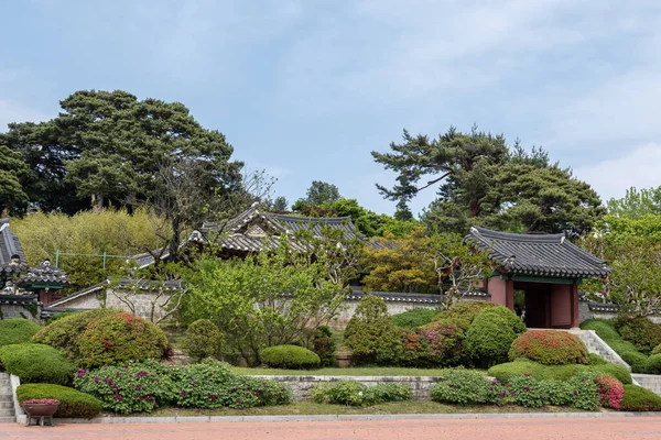 Ojukheon House Beroemd Toeristische Attractie Gangneung Voor Het Zijn Van — Stockfoto