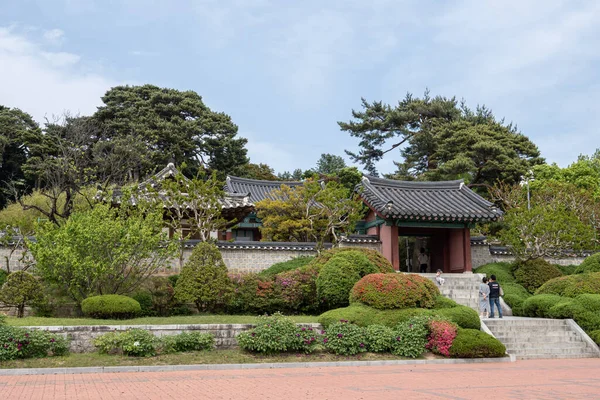 Ojukheon House Είναι Διάσημο Τουριστικό Αξιοθέατο Στην Gangneung Επειδή Είναι — Φωτογραφία Αρχείου