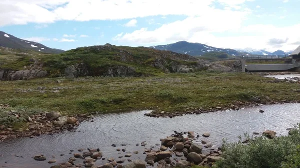 Νορβηγική Φύση Όμορφη Θέα Τοπίο — Φωτογραφία Αρχείου