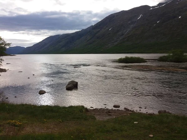 Норвежская Природа Красивый Вид Пейзаж — стоковое фото