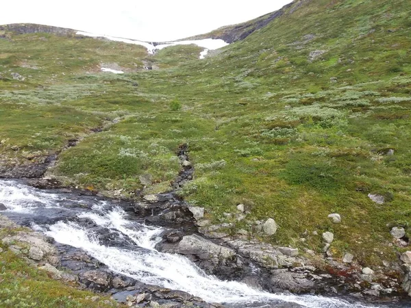 Norská Příroda Krásný Výhled Krajina — Stock fotografie
