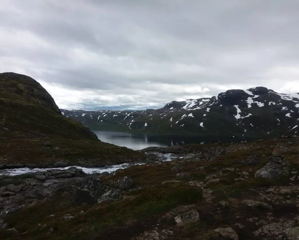 Norská Příroda Krásný Výhled Krajina — Stock fotografie