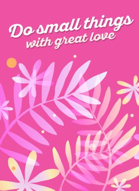 Harika çiçek suluboya şablonu zekâ Vektör illüstrasyon