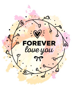 Yuvarlak çerçeve çiçek ile süslü şablon vektör çizim, 