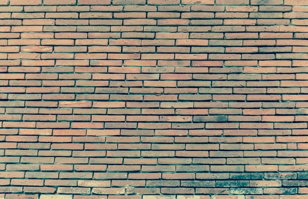 Imagem tom vintage de parede de tijolo vermelho  . — Fotografia de Stock