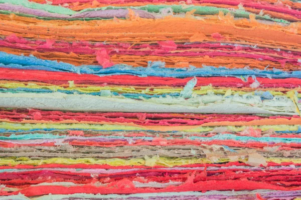 El yapımı kağıt doku tabakası.