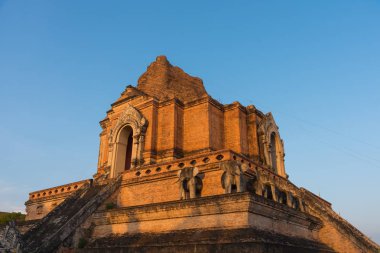 Buddist pagoda Chiang Mai, Tayland