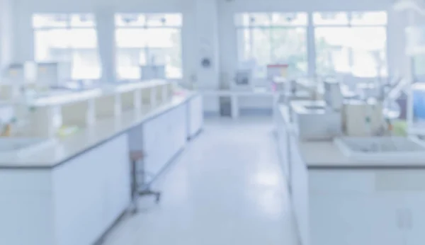 Розмите Зображення Сучасної Лабораторії Фармацевтичного Фонового Використання — стокове фото