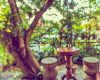 Coffee shop görüntü bulanıklığı.