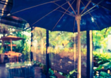 Coffee shop görüntü bulanıklığı.