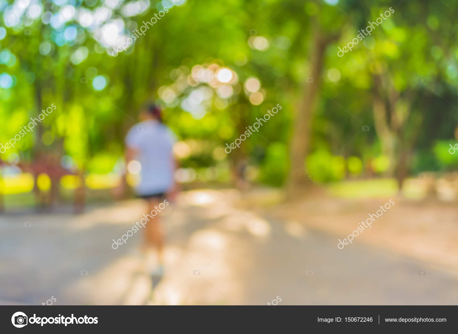 Blur Image People Activities Park Bokeh Day Time Background Usage Stock  Photo by ©coffmancmu 150672246