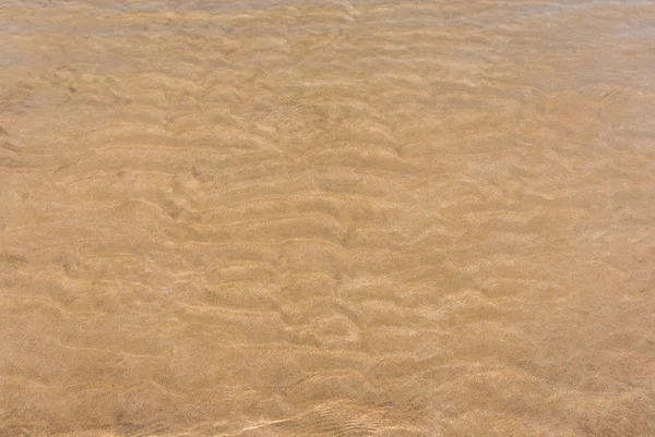 Zbliżenie Strzał Piasku Fakturze Plaży — Zdjęcie stockowe