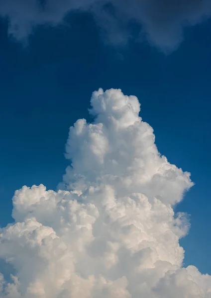 Image Blue Sky White Clouds Day Time Background Usage Vertical — Stock Photo, Image