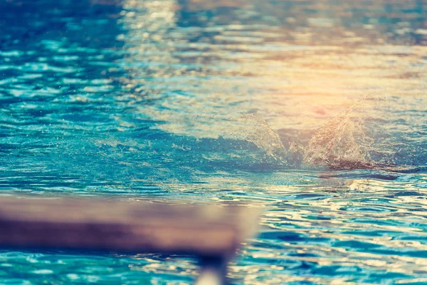 Imagen Plataforma Las Personas Piscina — Foto de Stock