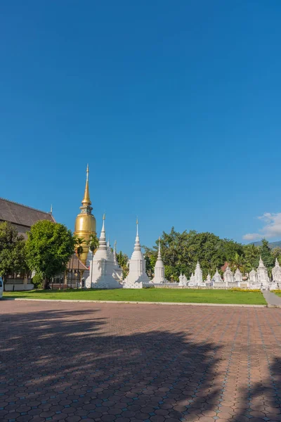 Pagoda w doku Wat Suan, Chiang Mai, Tajlandia — Zdjęcie stockowe