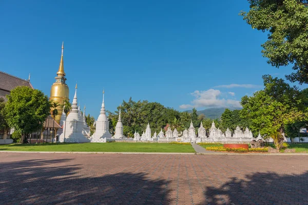 Pagoda at wat Suan dok, Chiang Mai, Thajsko — Stock fotografie