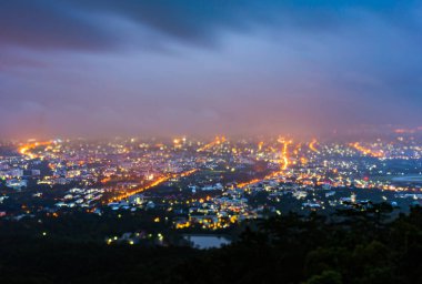 Eski Şehir Manzaralı yüksek açı yerden .