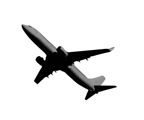 Plane Isolated White Background — Stock Photo, Image